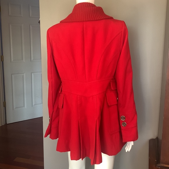 Red Jessica Simpson Peacoat - Picture 9 of 16